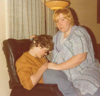Jean Wells with her good friend Jeff Leason. Photo Allen Hammack - Courtesy Jeff Leason.